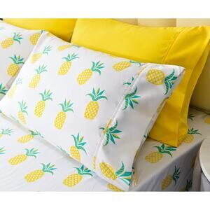 American Home Collection Pineapple Twin Sheet Set